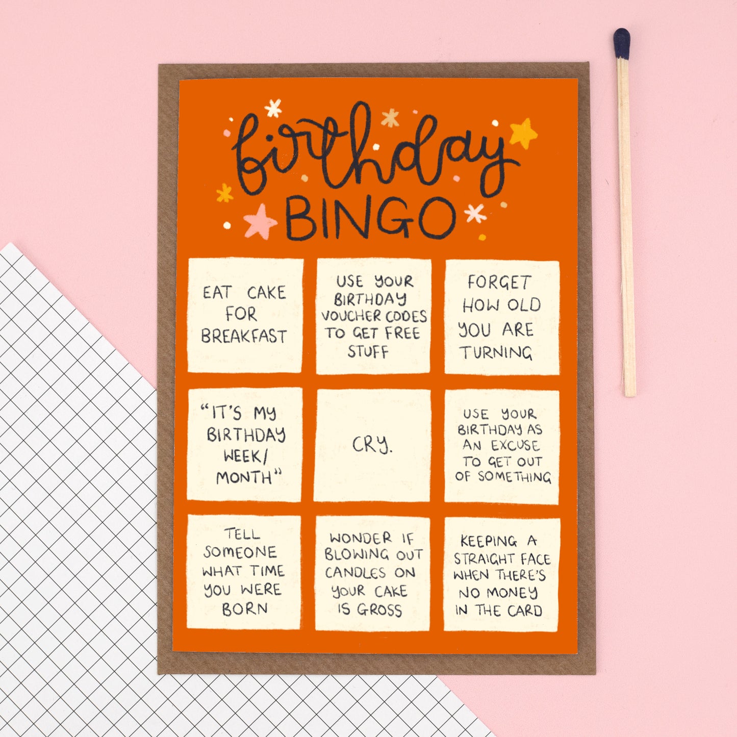 Card - Birthday Bingo