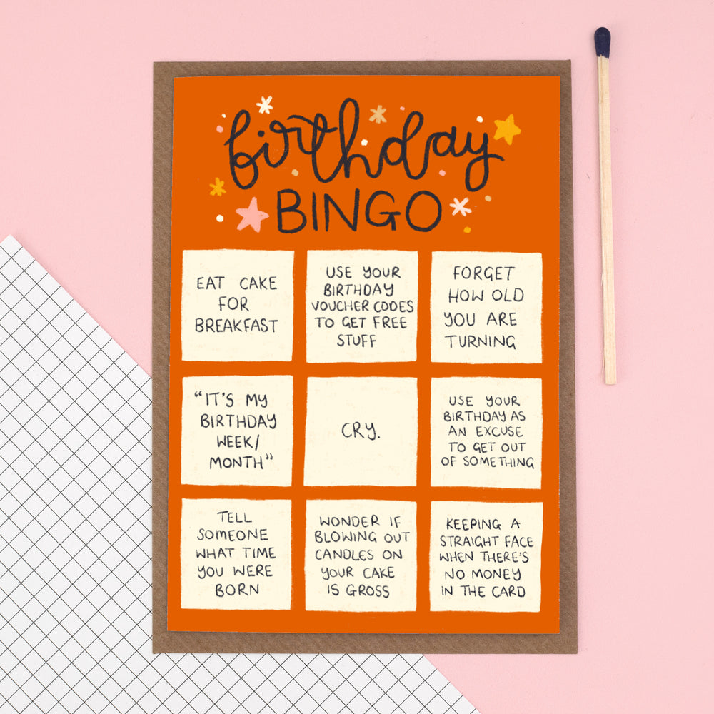 Card - Birthday Bingo