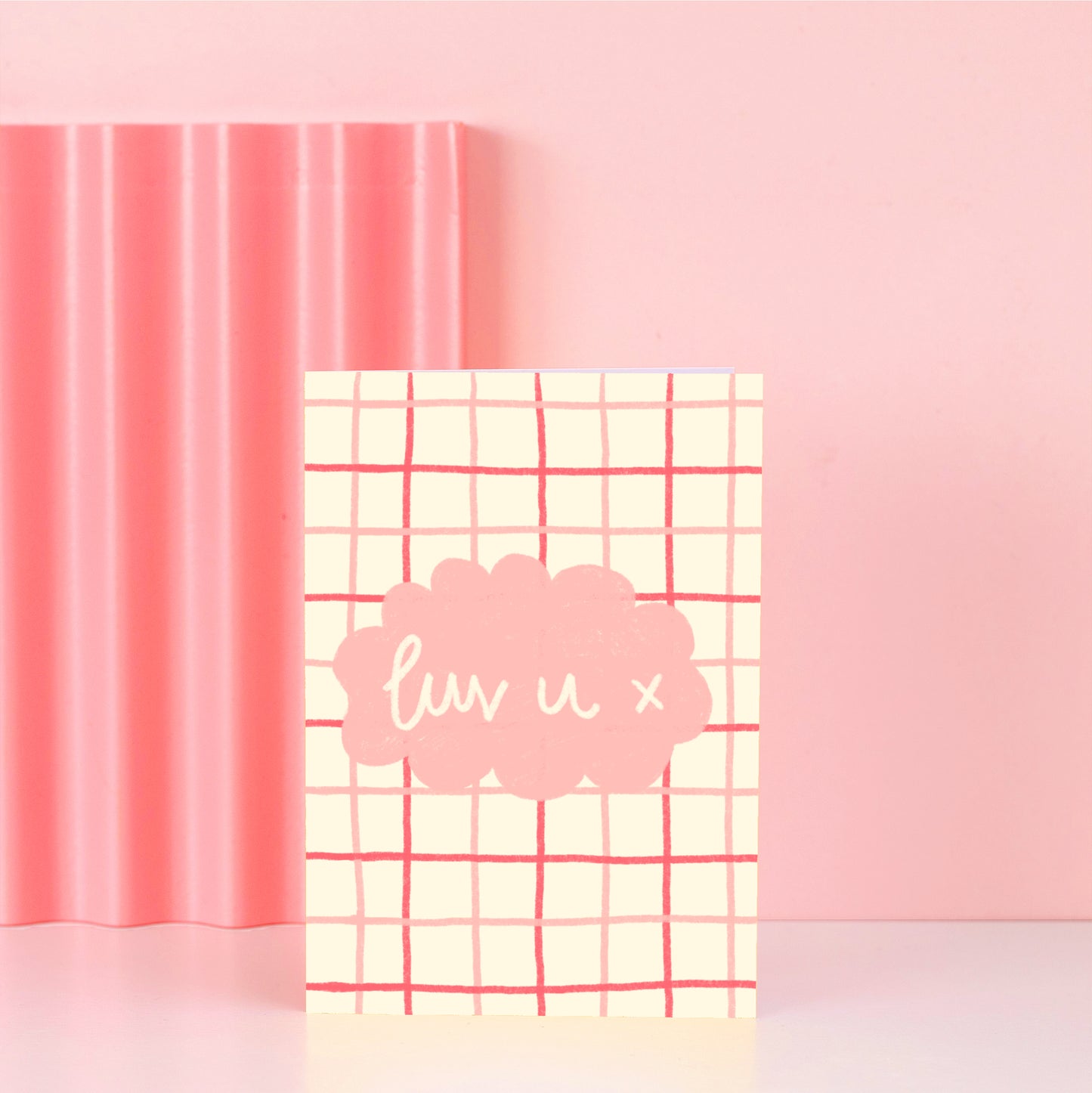 Card - 'luv u x' - Galentine's / Valentine's Day