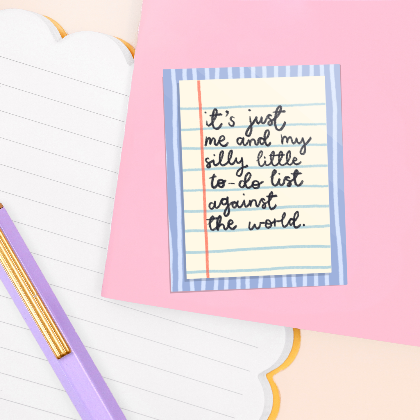Sticker - My Silly Little List - Oh, Laura