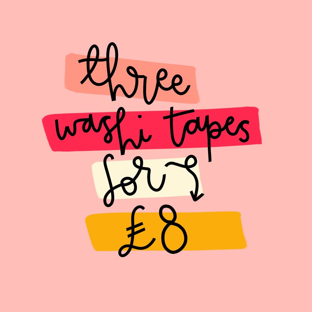 three washi tapes for £8 - Oh, Laura