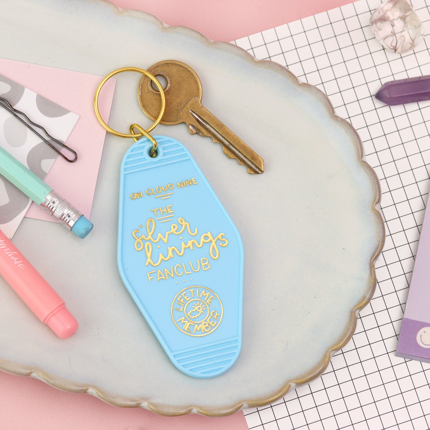 Keyring - The Silver Linings Fanclub - Blue - Oh, Laura