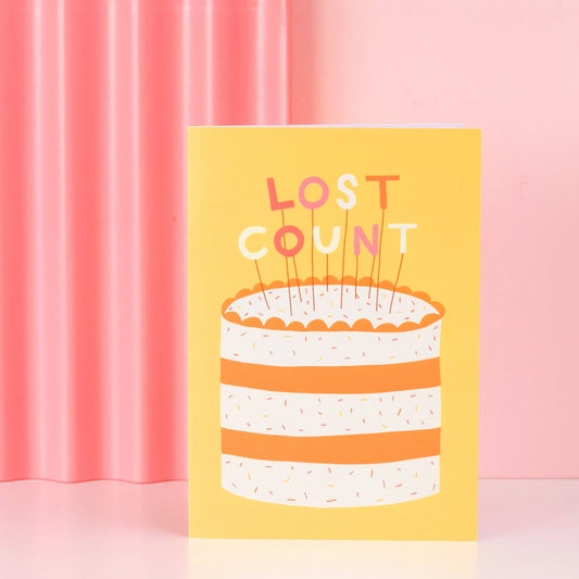 Card- 'Lost Count' - Birthday - Oh, Laura