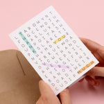 Card - Word Search - Thank You - Oh, Laura