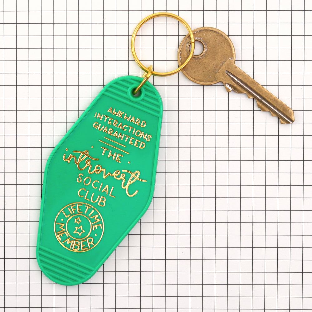 Keyring - The Introvert Social Club - Green - Oh, Laura