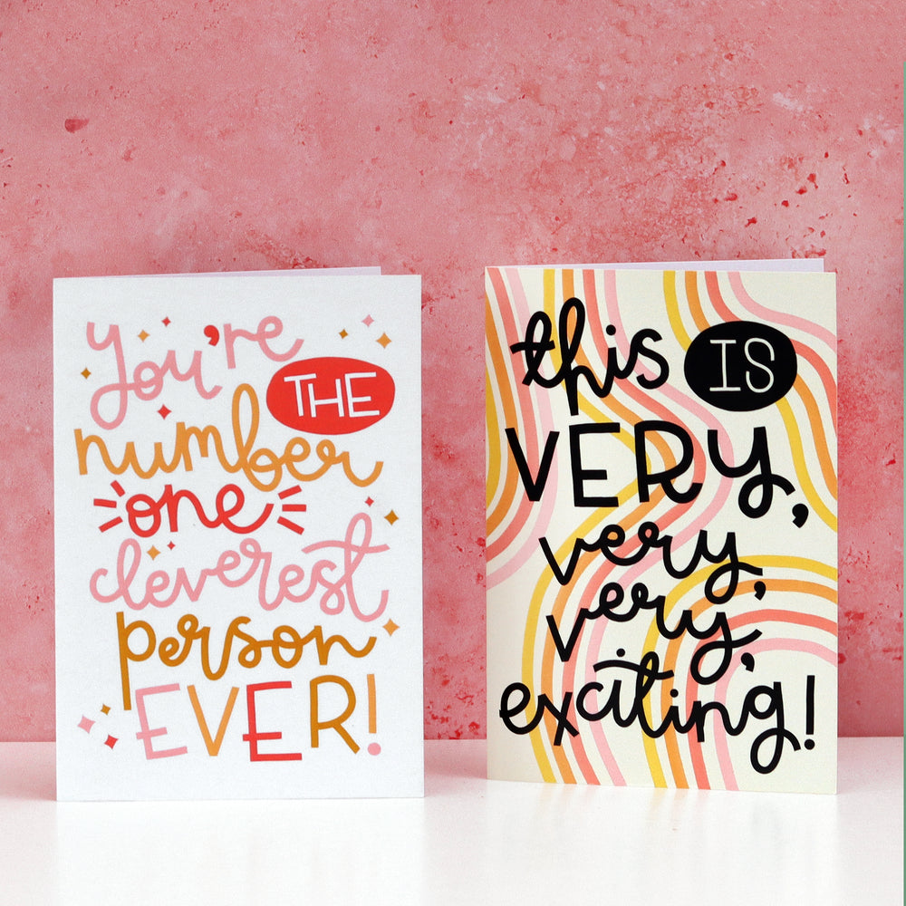five greetings cards for £8 - Oh, Laura