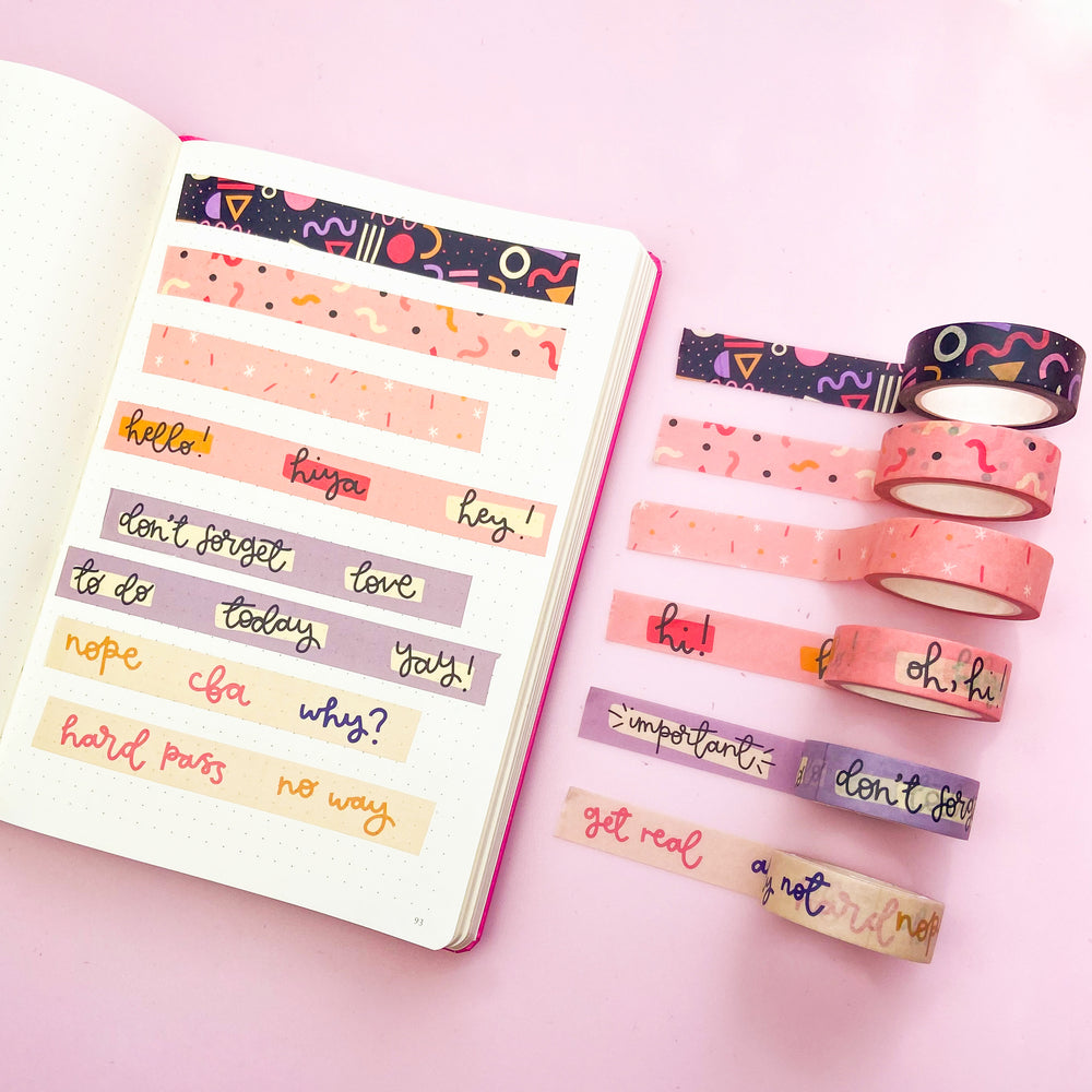 three washi tapes for £7.50 - Oh, Laura