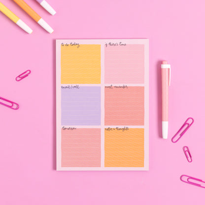 A5 Notepad - Candy - Daily Planner - Oh, Laura