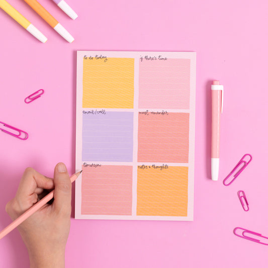 A5 Notepad - Candy - Daily Planner - Oh, Laura