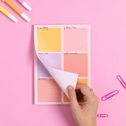 A5 Notepad - Candy - Daily Planner - Oh, Laura