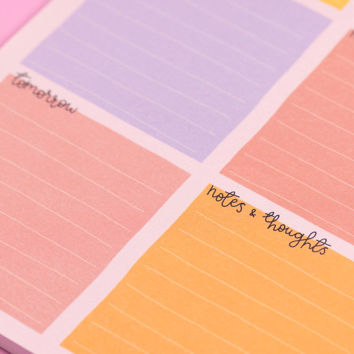 A5 Notepad - Candy - Daily Planner - Oh, Laura