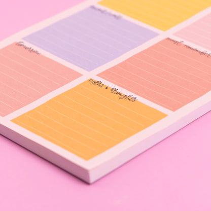 A5 Notepad - Candy - Daily Planner - Oh, Laura