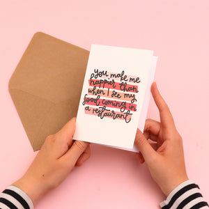 Card- 'You Make Me Happier' - Valentine's Day - Oh, Laura
