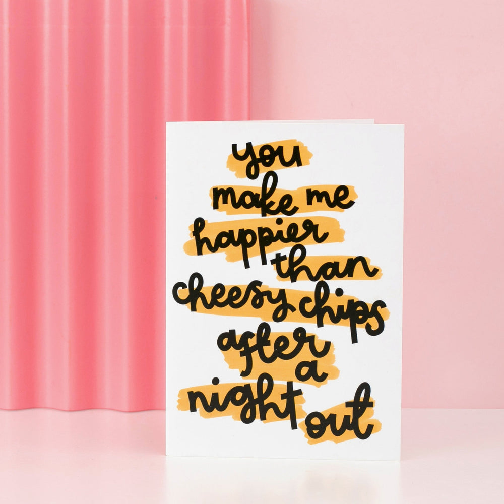
            
                Load image into Gallery viewer, Card - &amp;#39;Cheesy Chips&amp;#39; Valentine&amp;#39;s - Oh, Laura
            
        