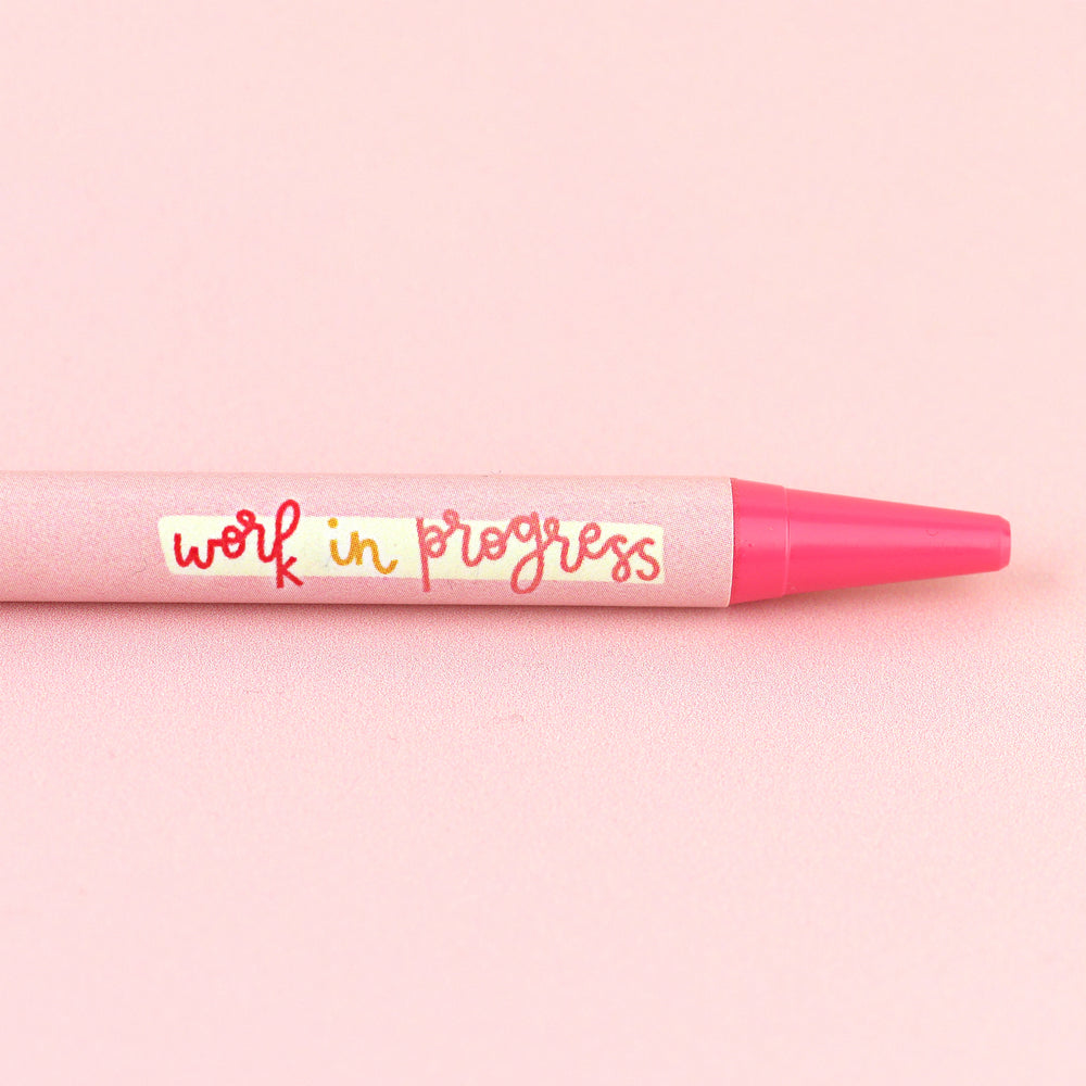 Pen - Pink - Work in Progress - Oh, Laura