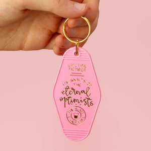 Keyring - The Society of the Eternal Optimists - Pink - Oh, Laura