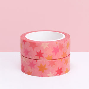 
            
                Load image into Gallery viewer, Washi Tape - Pink Stars - Oh, Laura
            
        