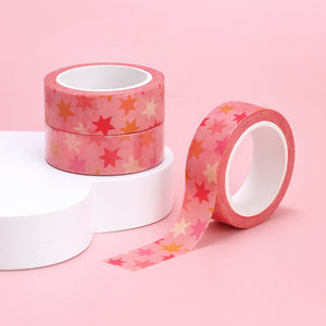 
            
                Load image into Gallery viewer, Washi Tape - Pink Stars - Oh, Laura
            
        