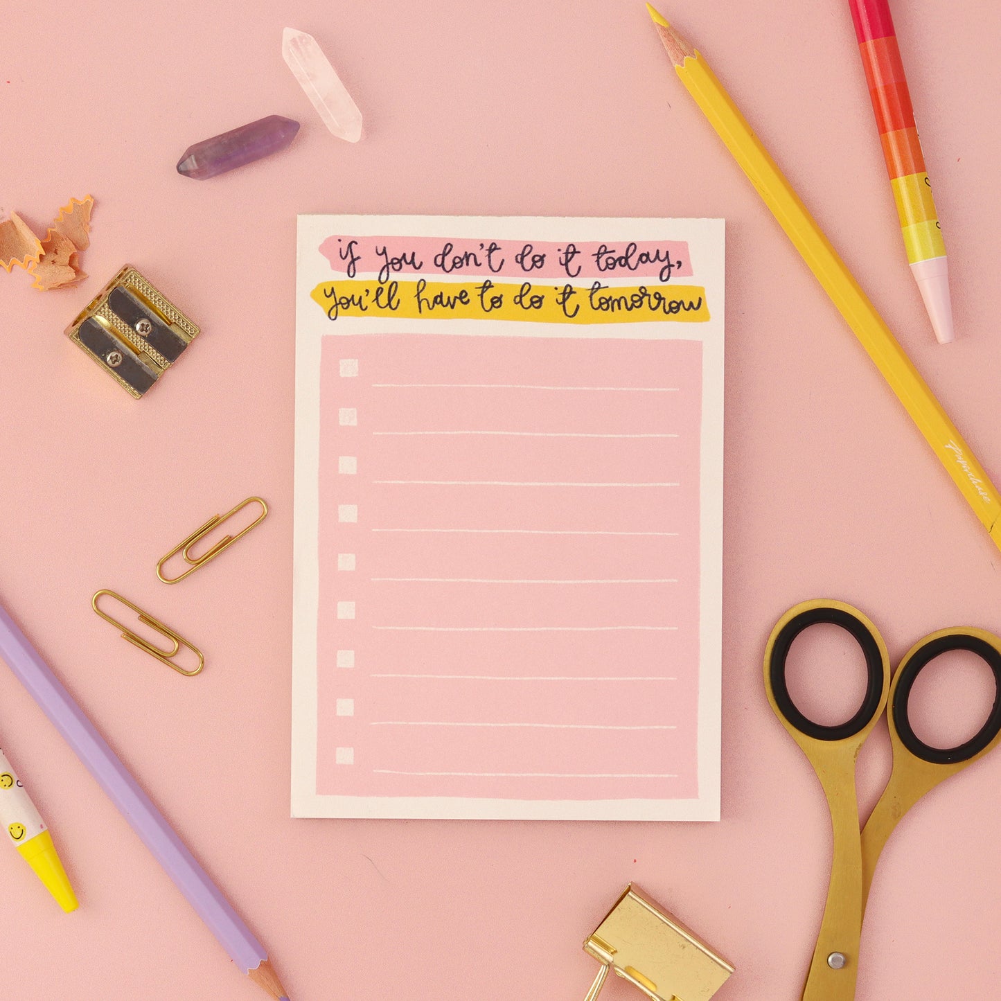 A6 Notepad - Do It Today - Oh, Laura