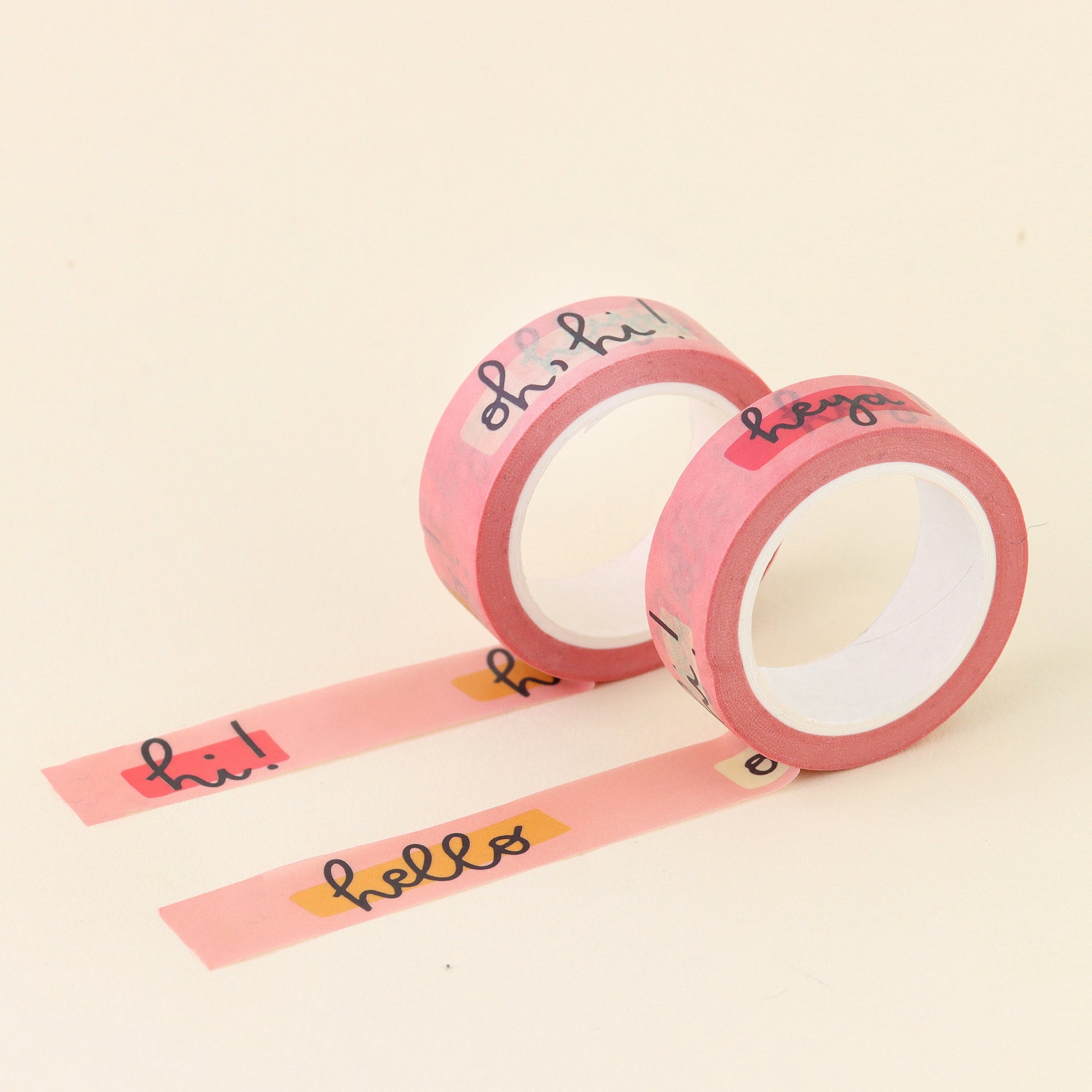 Washi Tape - Pink Hello - Oh, Laura