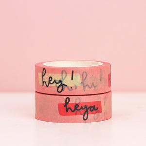 Washi Tape - Pink Hello - Oh, Laura