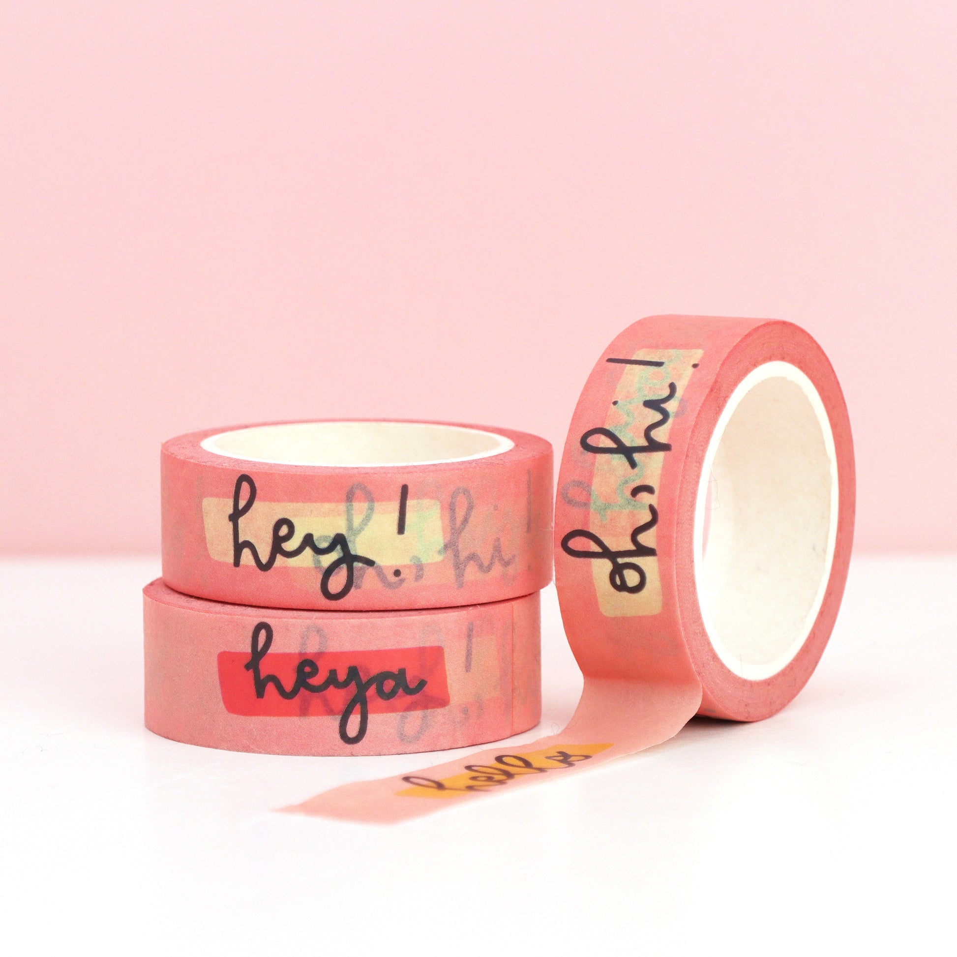 Washi Tape - Pink Hello - Oh, Laura