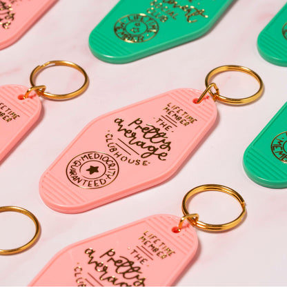 Keyring - The Pretty Average Clubhouse - Pink - Oh, Laura